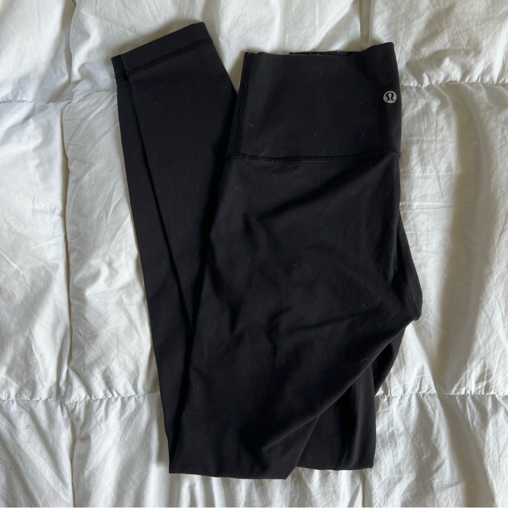 Black Lululemon leggings, size 4